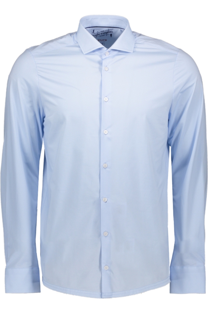 SHIRT LONGSLEEVE 4030 21750 100 PLAIN LIGHT BLUE